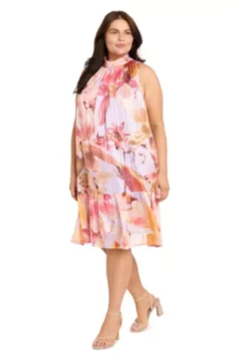 Short Printed Floral Dress