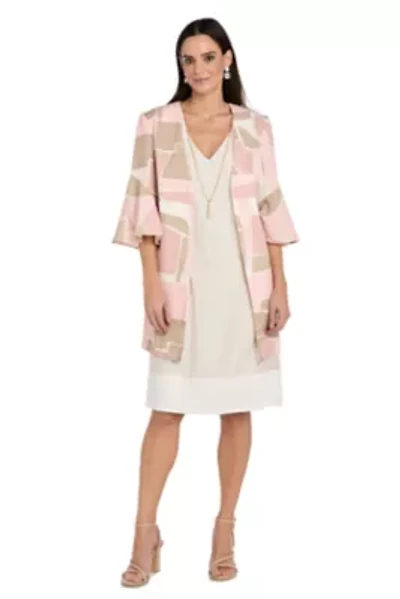 Printed Linen Jacket Dress