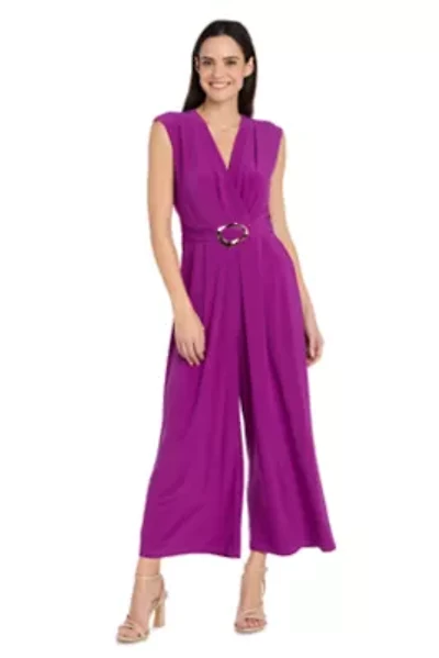 Jumpsuit with Gold Buckle