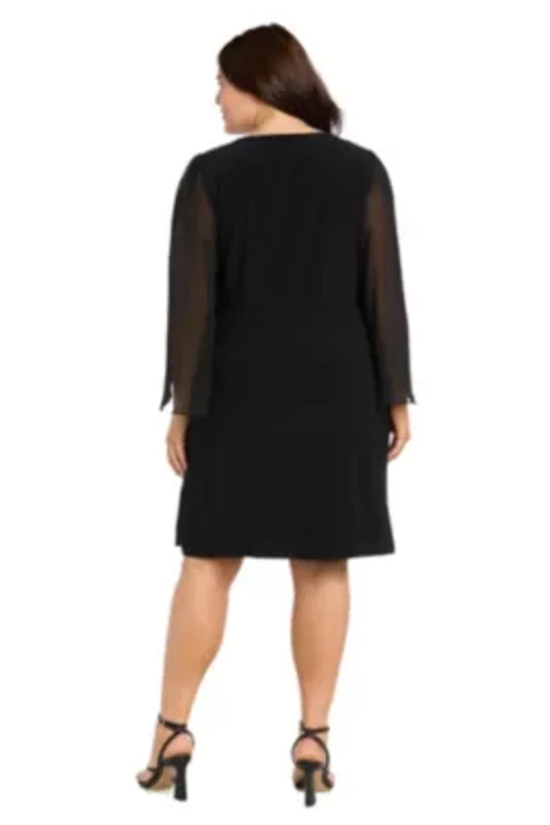 Cocktail Dress w Petal Sleeves