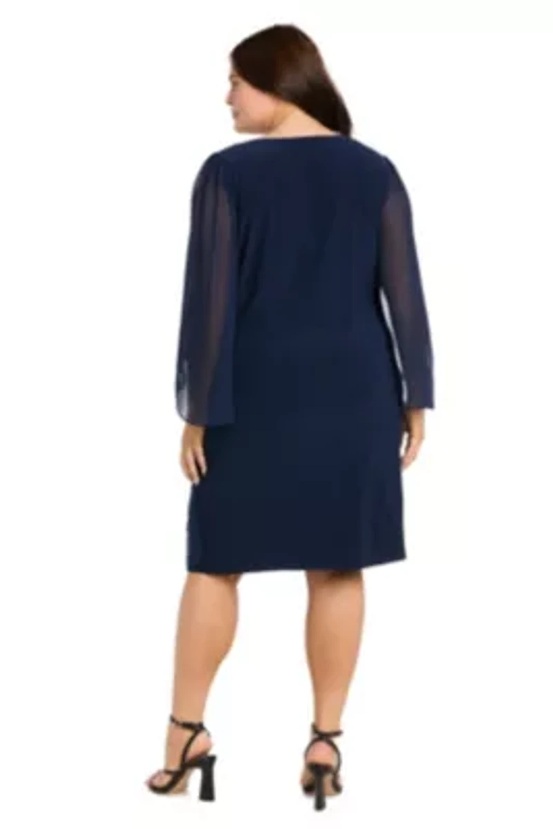 Cocktail Dress w Petal Sleeves