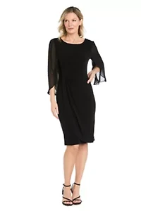 Cocktail Dress w Petal Sleeves