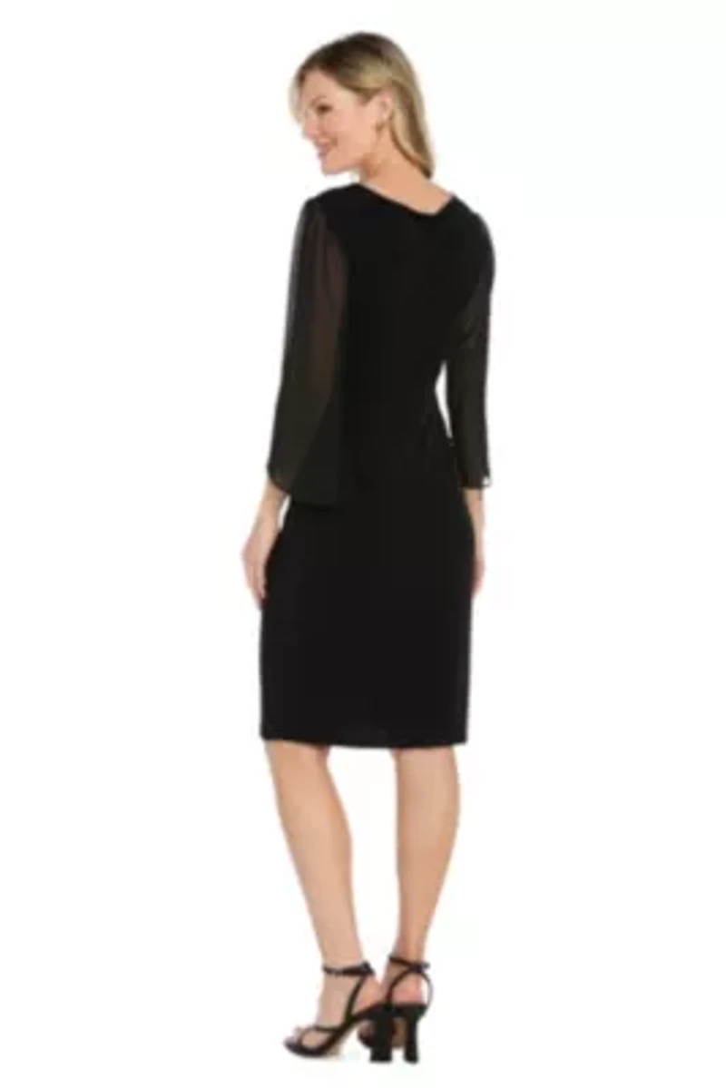 Cocktail Dress w Petal Sleeves