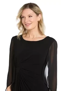 Cocktail Dress w Petal Sleeves