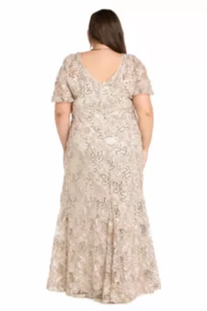 Sequin Lace Long Dres