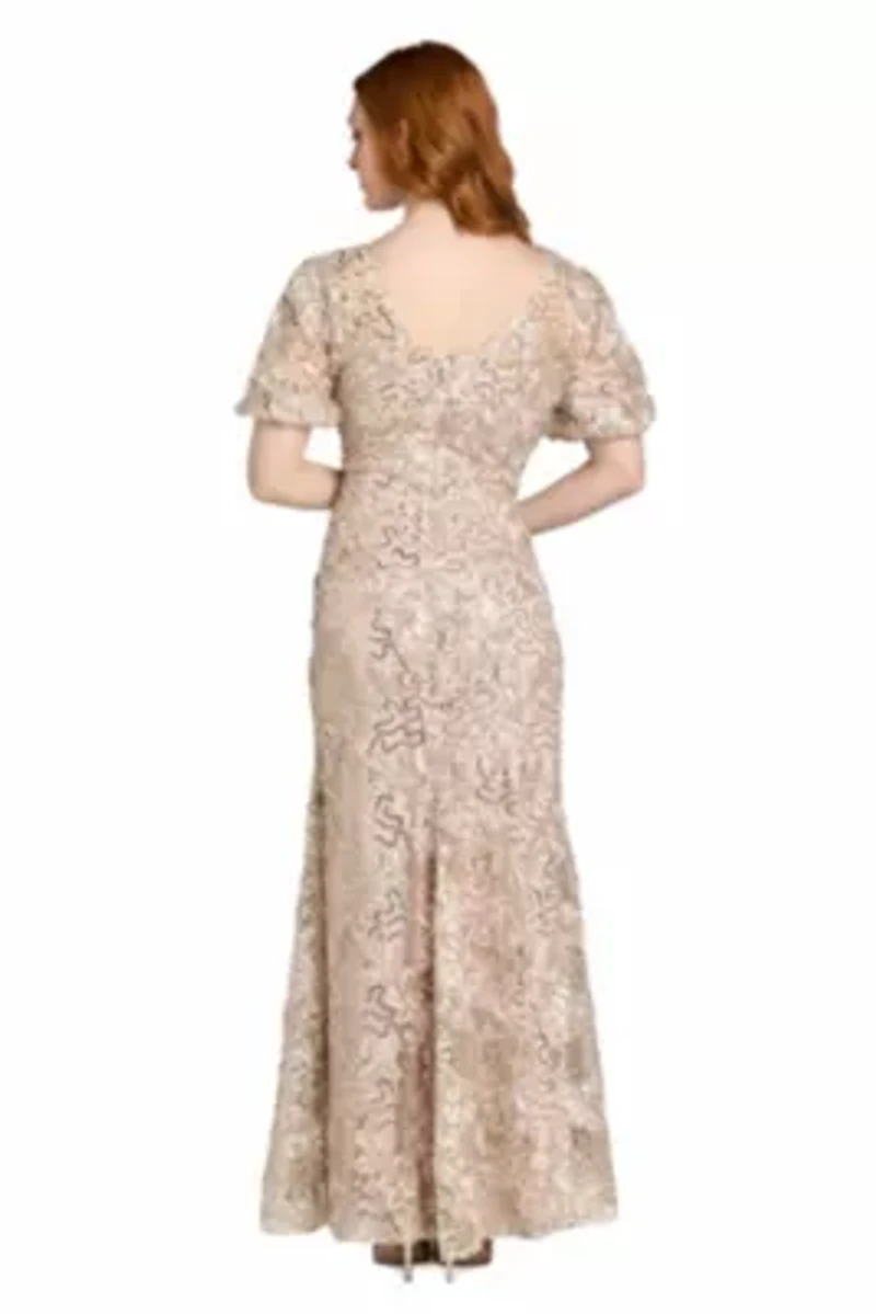 Long Soutache Lace Dress