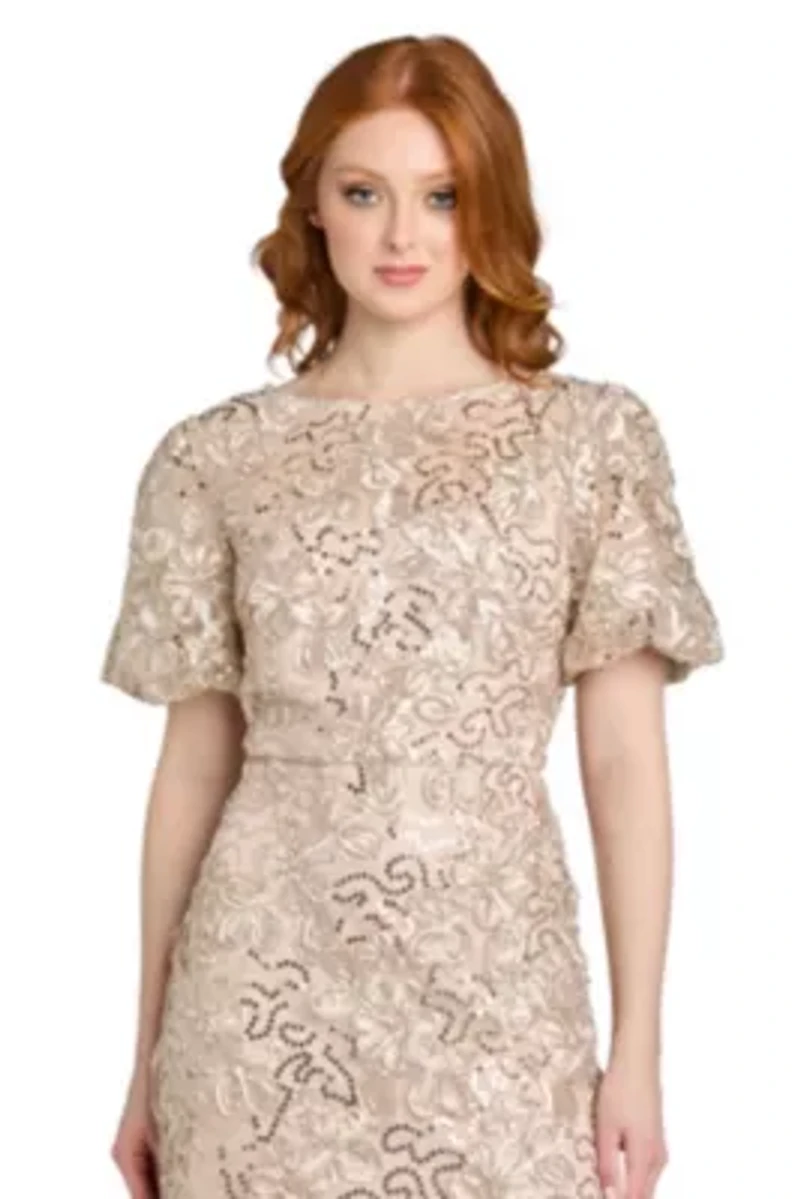Long Soutache Lace Dress