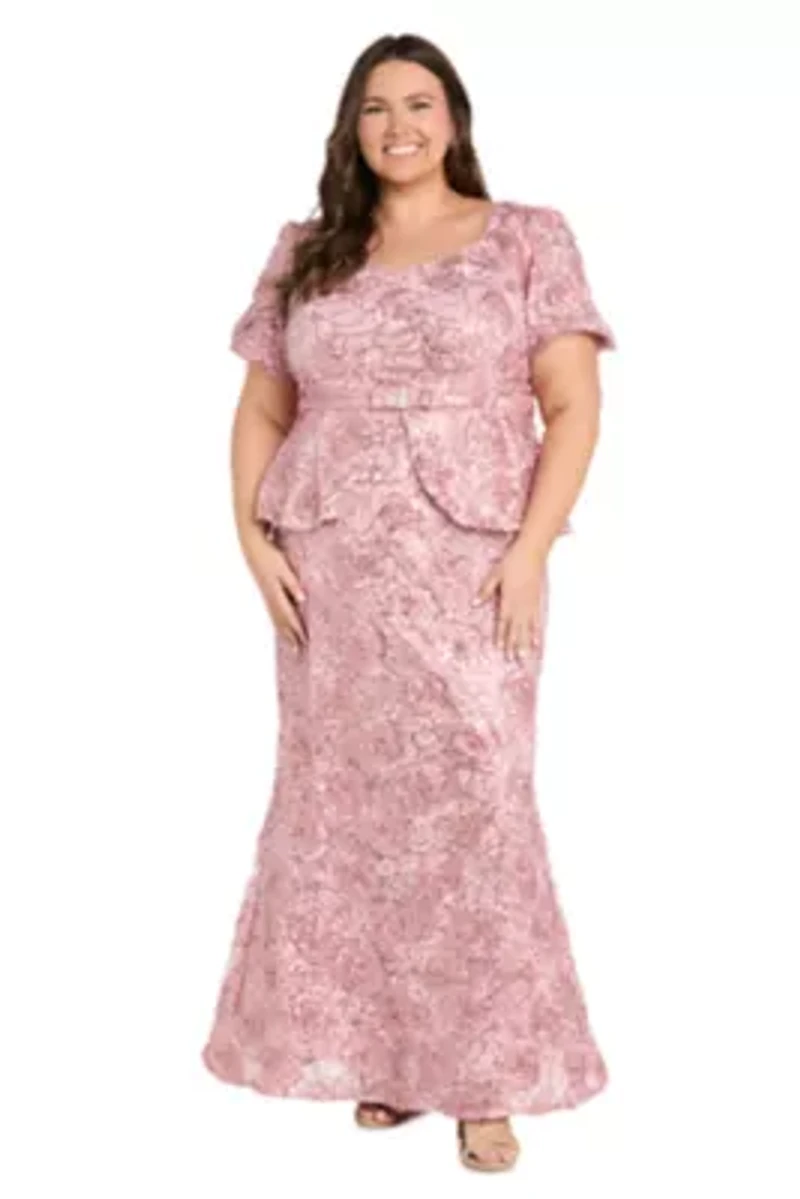 Puff Sleeve Long Gown
