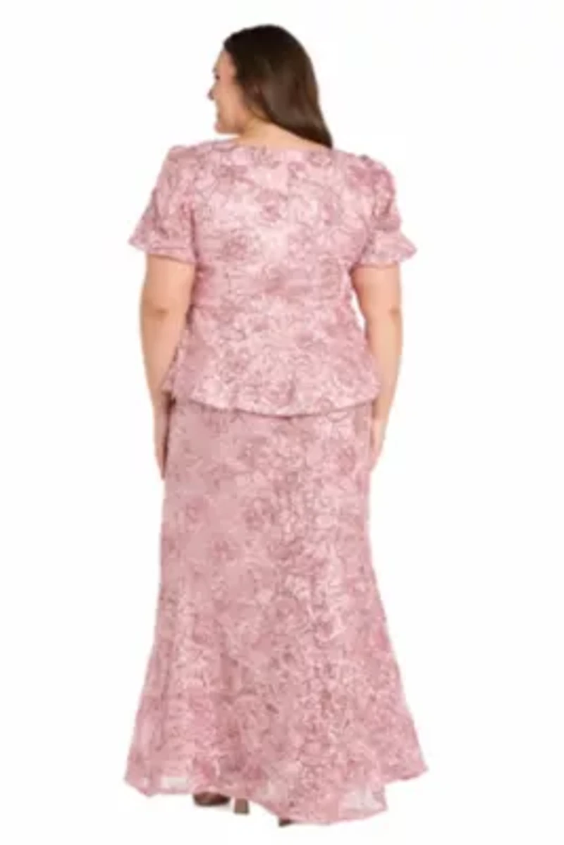 Puff Sleeve Long Gown