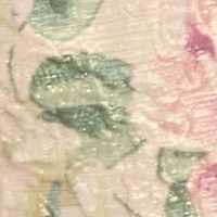 Long Printed Lace Dress