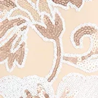 Women's 3/4 Sleeve Embroidered Sequin Dress