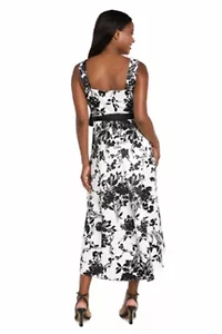 Printed Wrap Party Dress