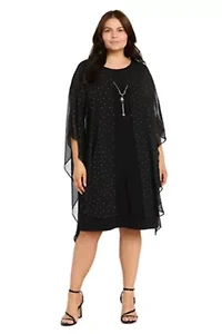 Stud Poncho Dress