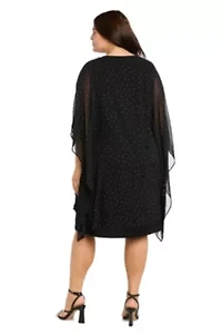 Stud Poncho Dress