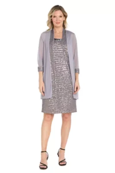 Dimond Sequin Jacket Dress