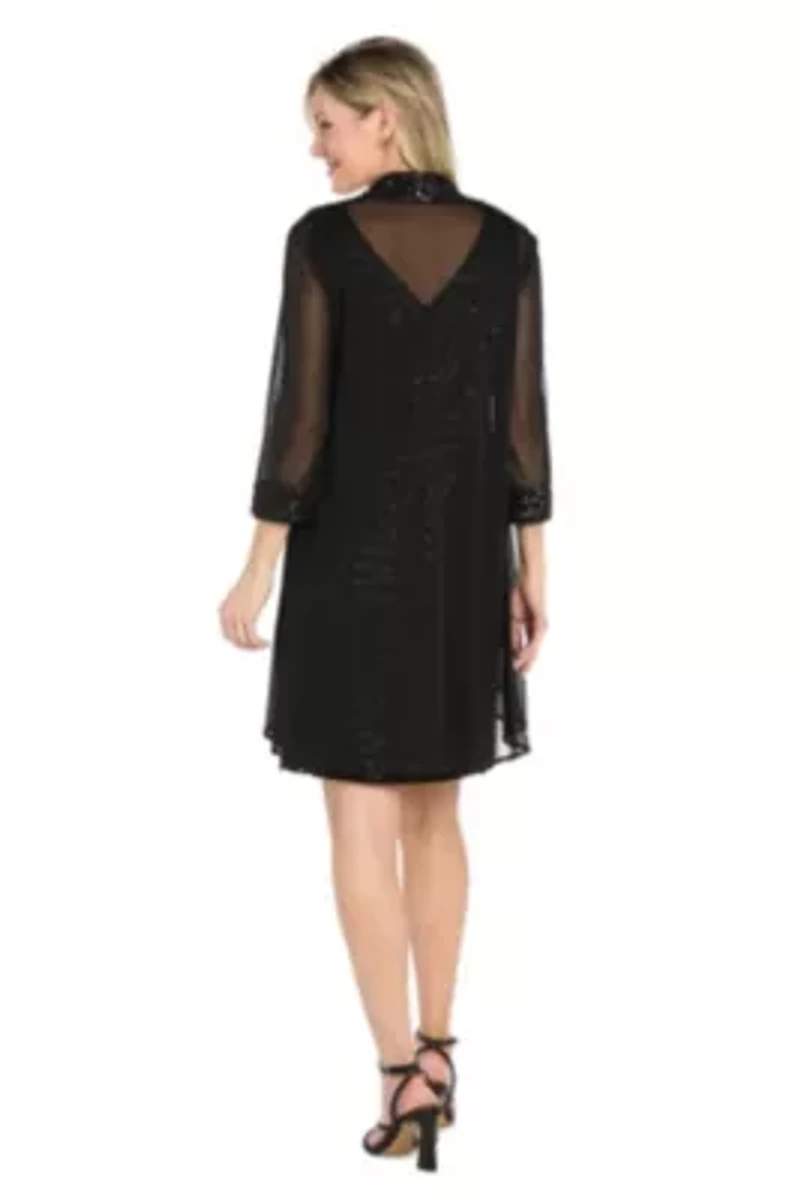 Dimond Sequin Jacket Dress