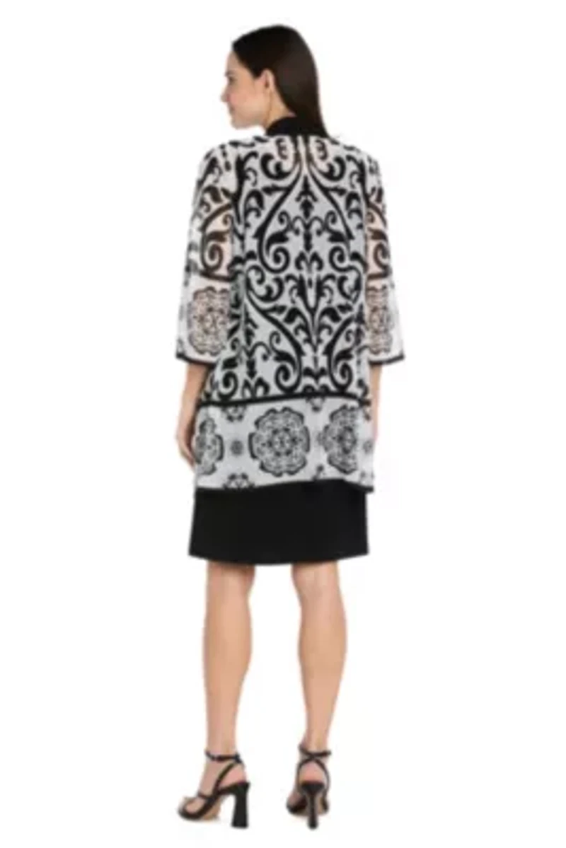 Puff Border Jacket Dress