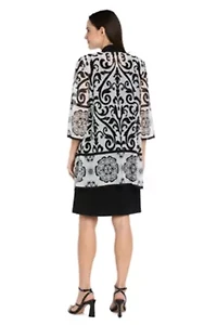 Puff Border Jacket Dress
