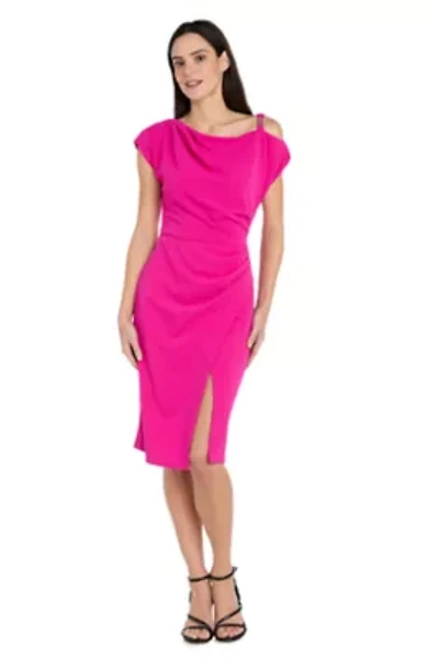 Scuba Crepe Cocktail Dress