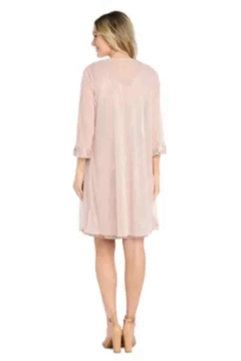 Jacket Dress w Sequin and Lace