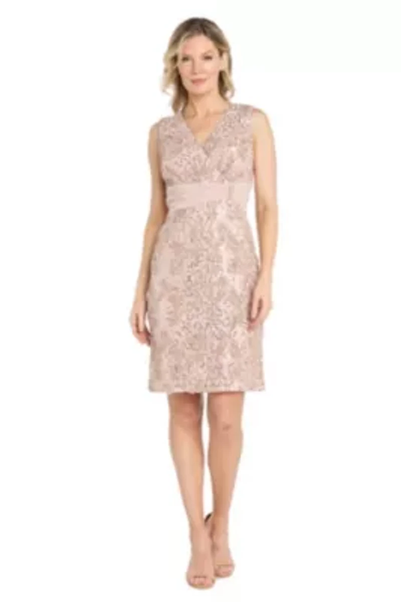 Jacket Dress w Sequin and Lace