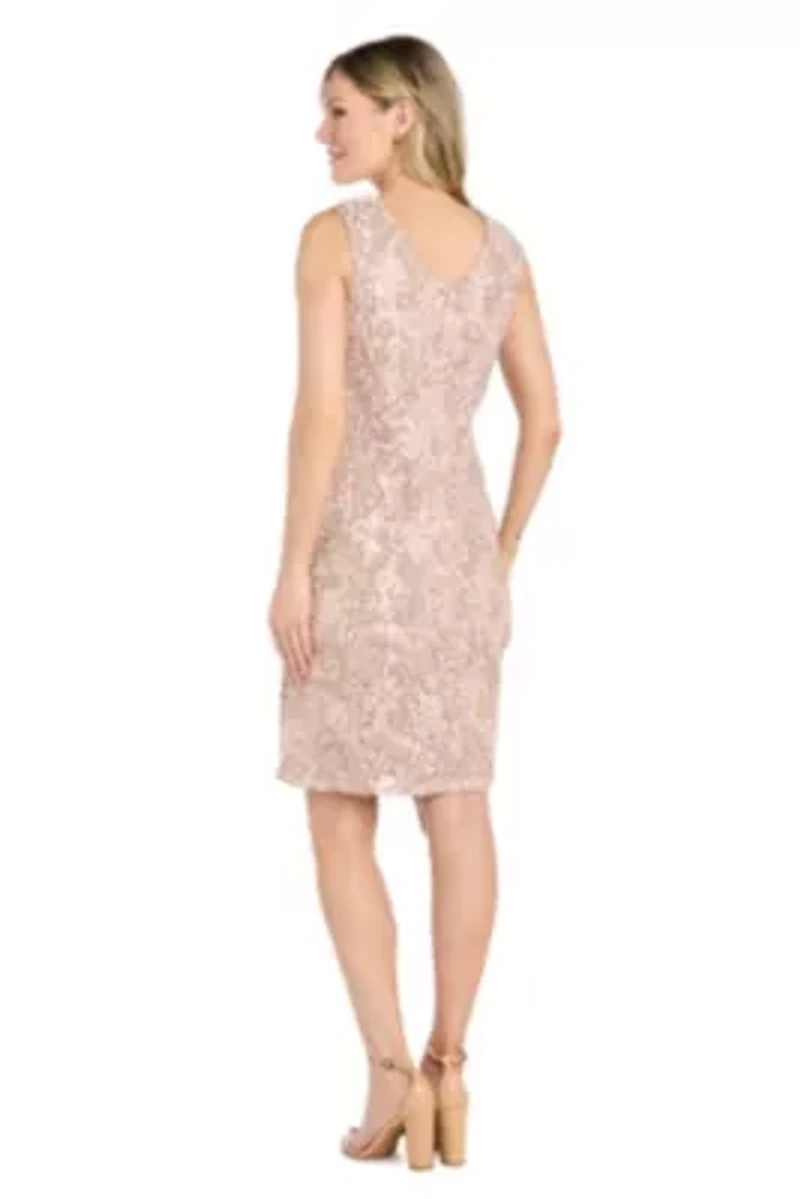 Jacket Dress w Sequin and Lace