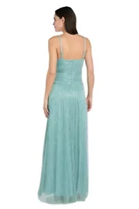 Metallic Knit Long Dress