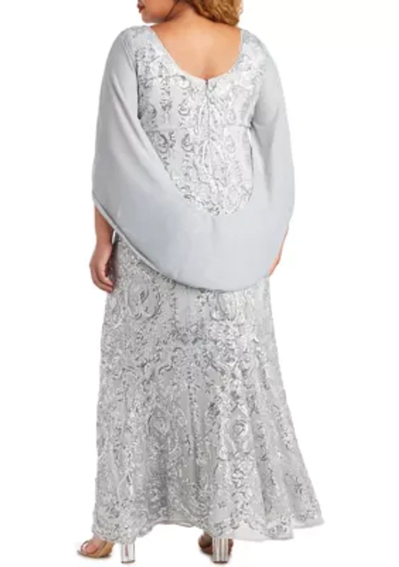 Beaded Lace Gown