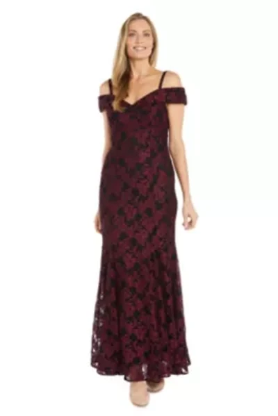 Long 2 Tone Lace Dress