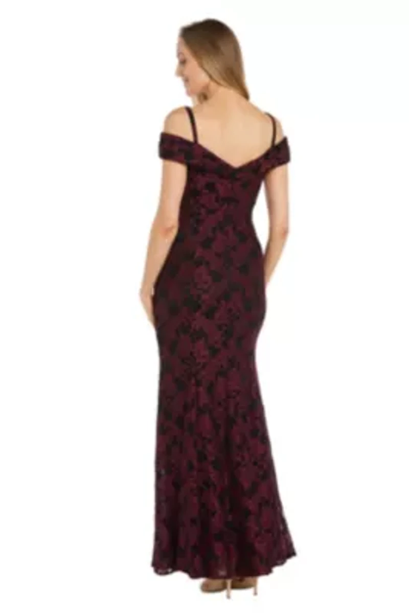 Long 2 Tone Lace Dress
