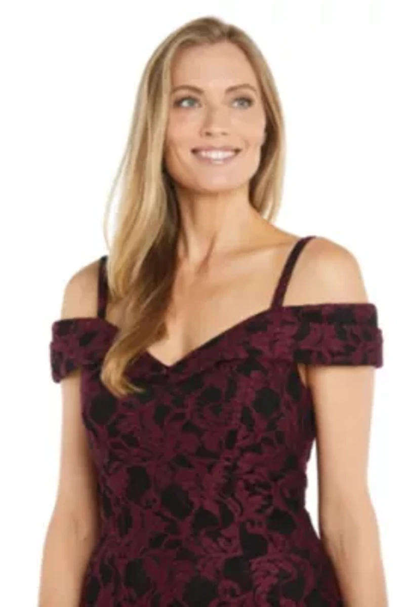 Long 2 Tone Lace Dress