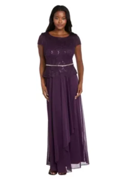 Scallop Lace Wrap Dress