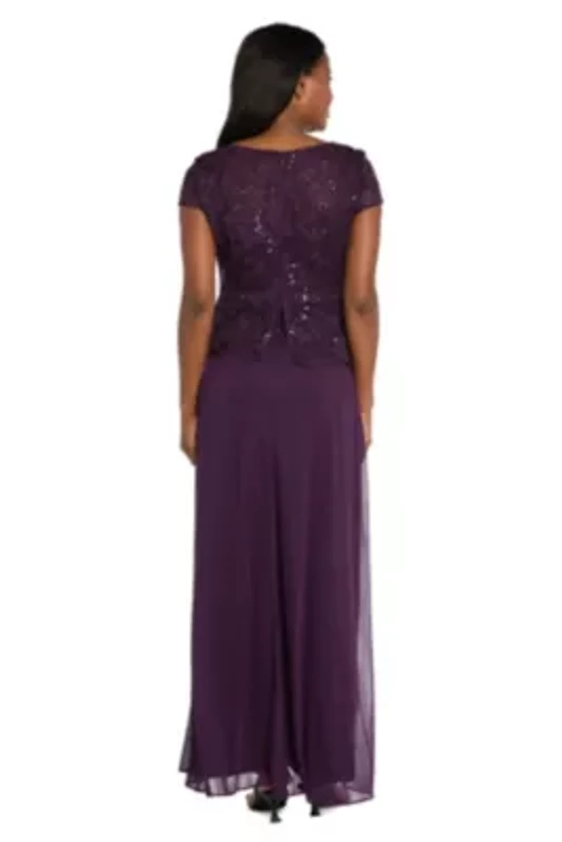 Scallop Lace Wrap Dress