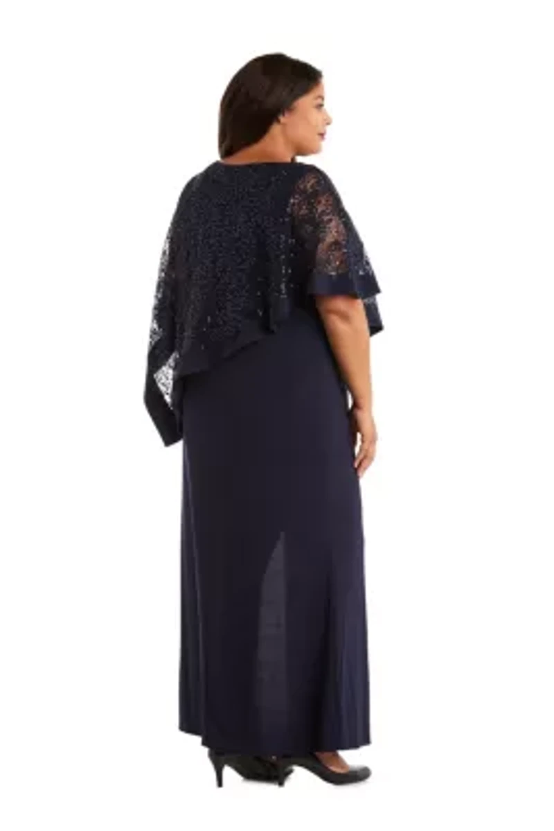 Long Lace Poncho Dress