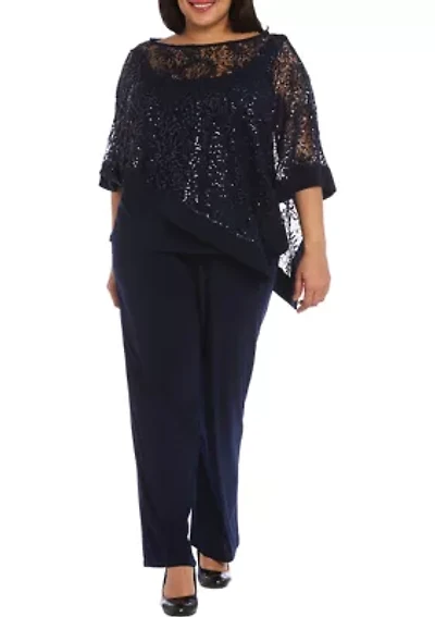 Mock Poncho with Pants