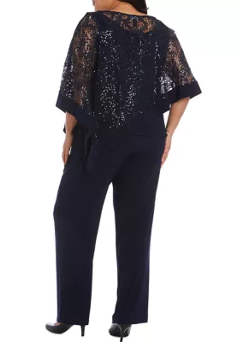 Mock Poncho with Pants
