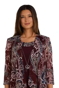 Puff Print Jacket Dress