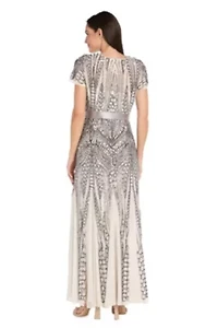 Long Sequin Dress w Sash