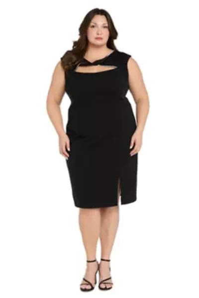 Twist Front Midi Dress