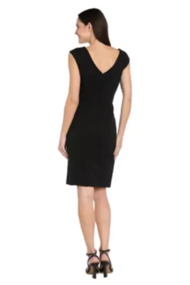 Twist Front Midi Dress