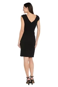 Twist Front Midi Dress