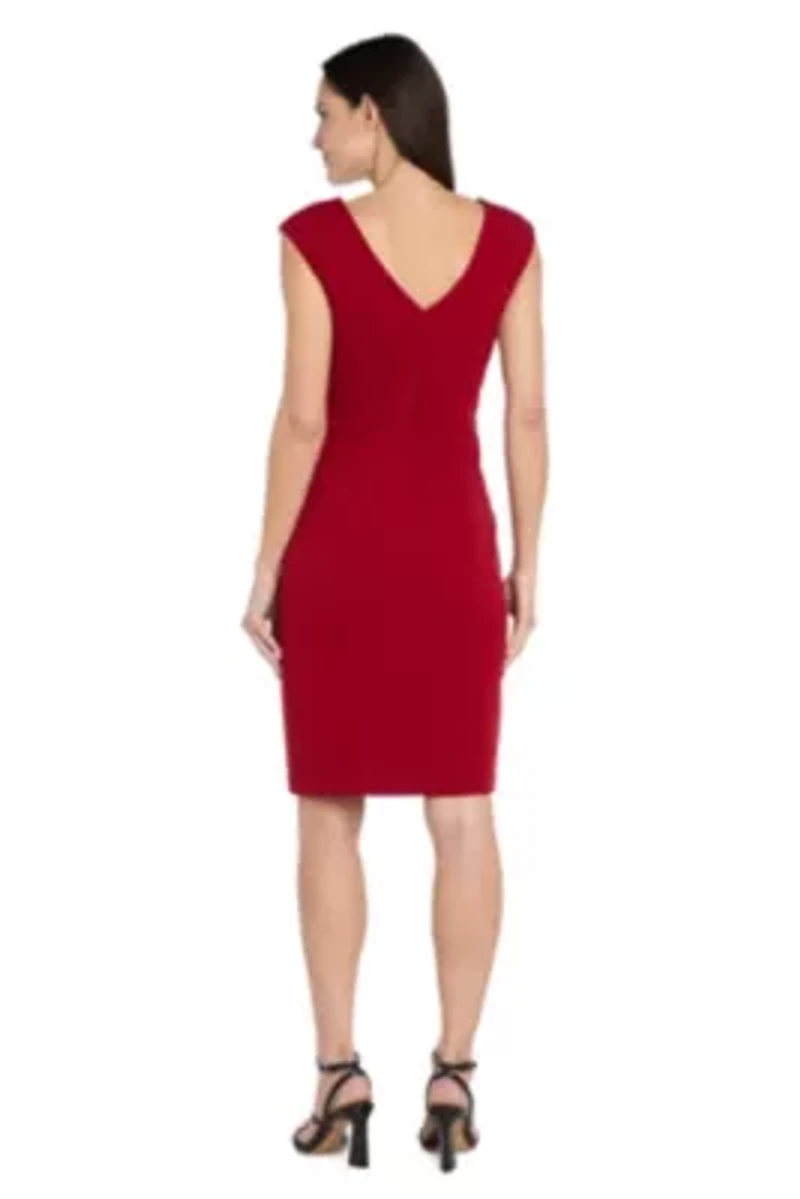 Twist Front Midi Dress