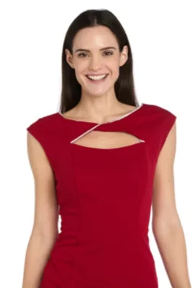 Twist Front Midi Dress