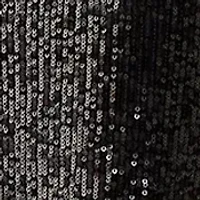 Women's Long Sleeve V-Neck Sequin Sheath Dress