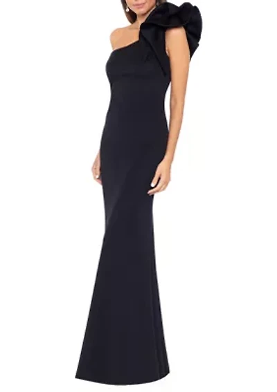 Bow Shoulder Gown