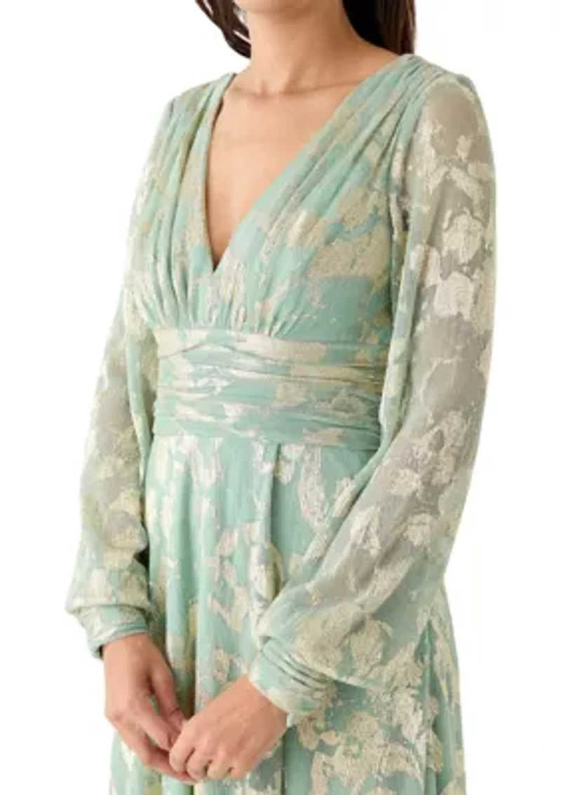 Women's Floral Printed Gown