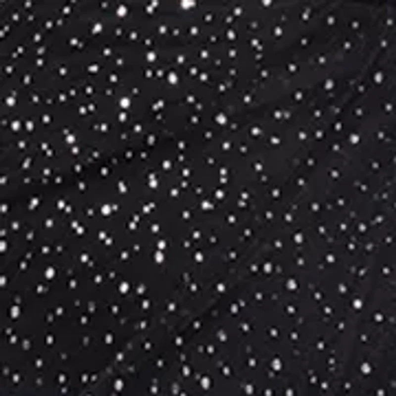 Women's Crew Neck Glitter Gown