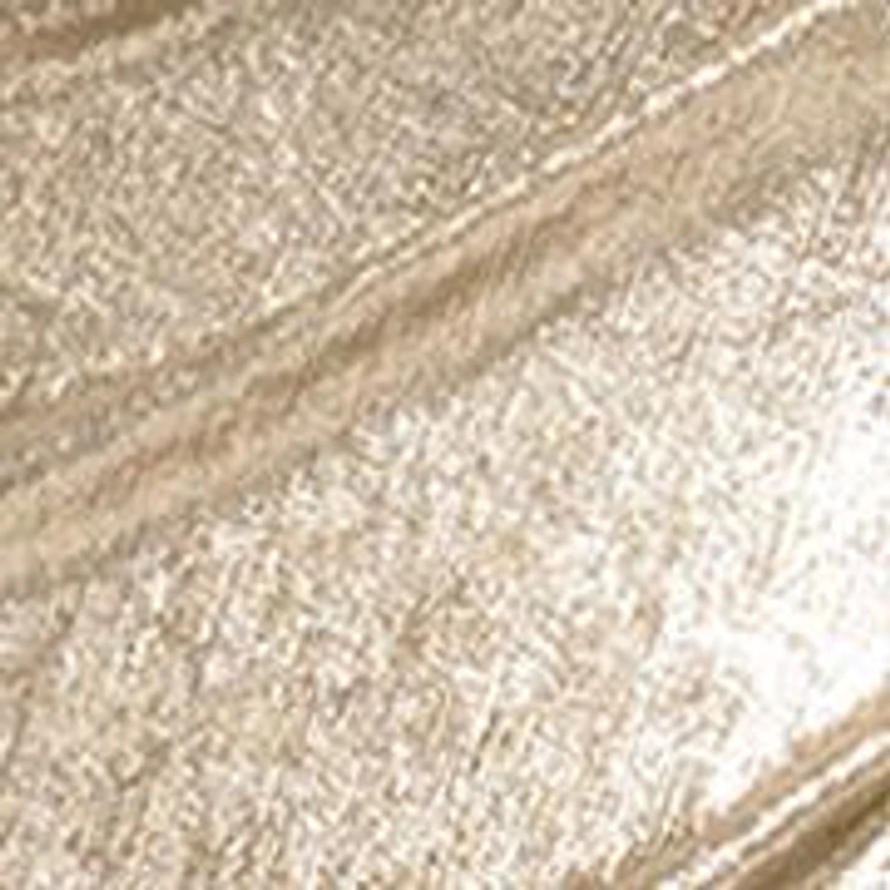 Women's Long Sleeve Asymmetrical Foil Gown