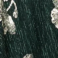 Women's Sleeveless Halter Neck Floral Print Chiffon A-Line Dress