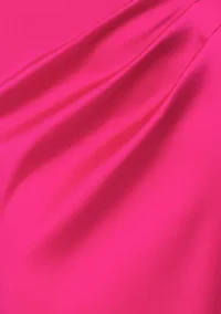 Women's Short Sleeve V-Neck Mikado Gown